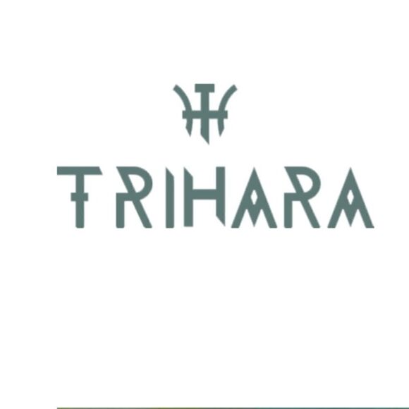 TRIHARA Gray High Rise Mesh Panel Athletic Leggings Size Large - Picture 9 of 9